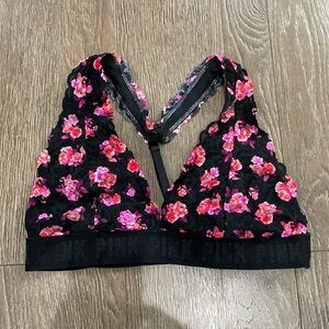 LIKE NEW VS PINK Floral Lace Bralette